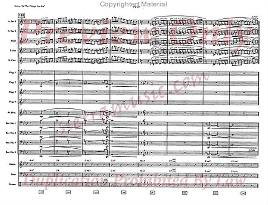All The Things You Are All The Things You Are Jazz Ensemble scores gallery preview page 23