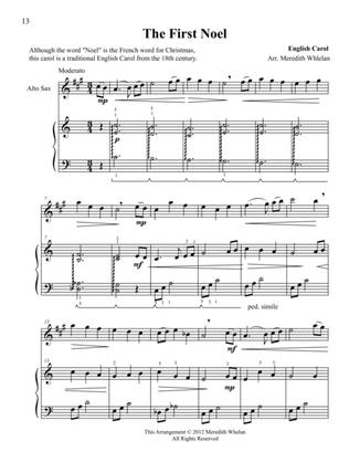 Christmas Duets for Alto Saxophone & Piano: The First Noel