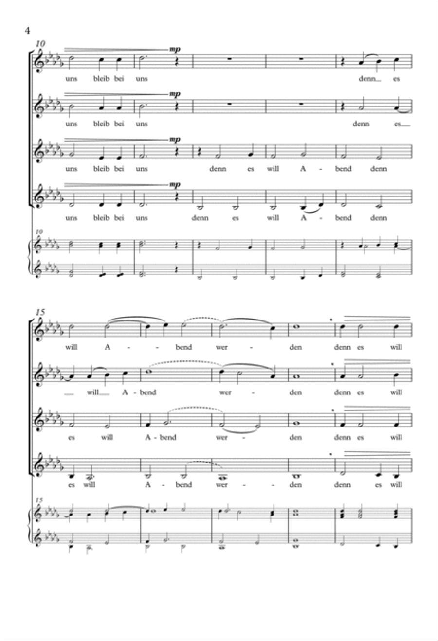 Abendlied SSAA scores gallery preview page 2