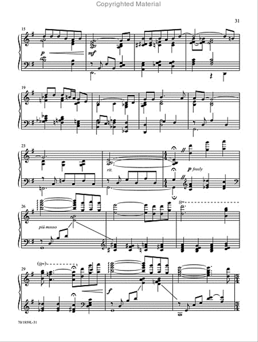 Late Night Gospel Piano Solo scores gallery preview page 5