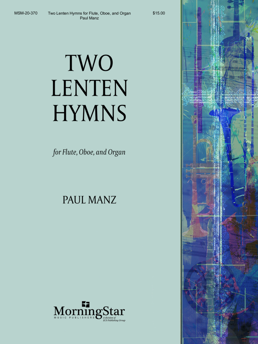 Two Lenten Hymns for Flute, Oboe and Organ Flute scores gallery preview page 1