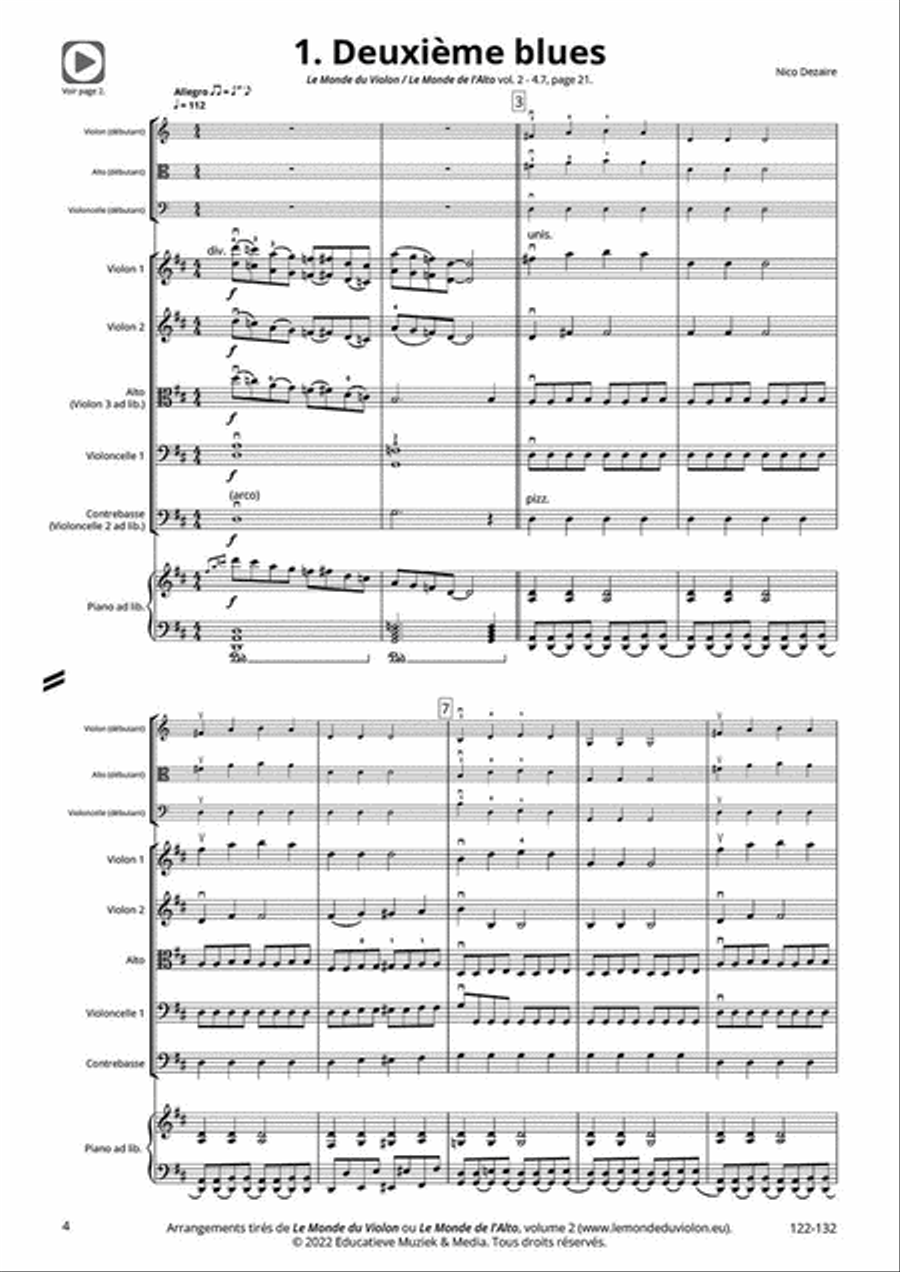 Notre deuxième concert! String Orchestra scores gallery preview page 2