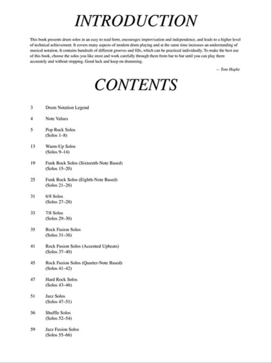 66 Drum Solos for the Modern Drummer Drums scores gallery preview page 4
