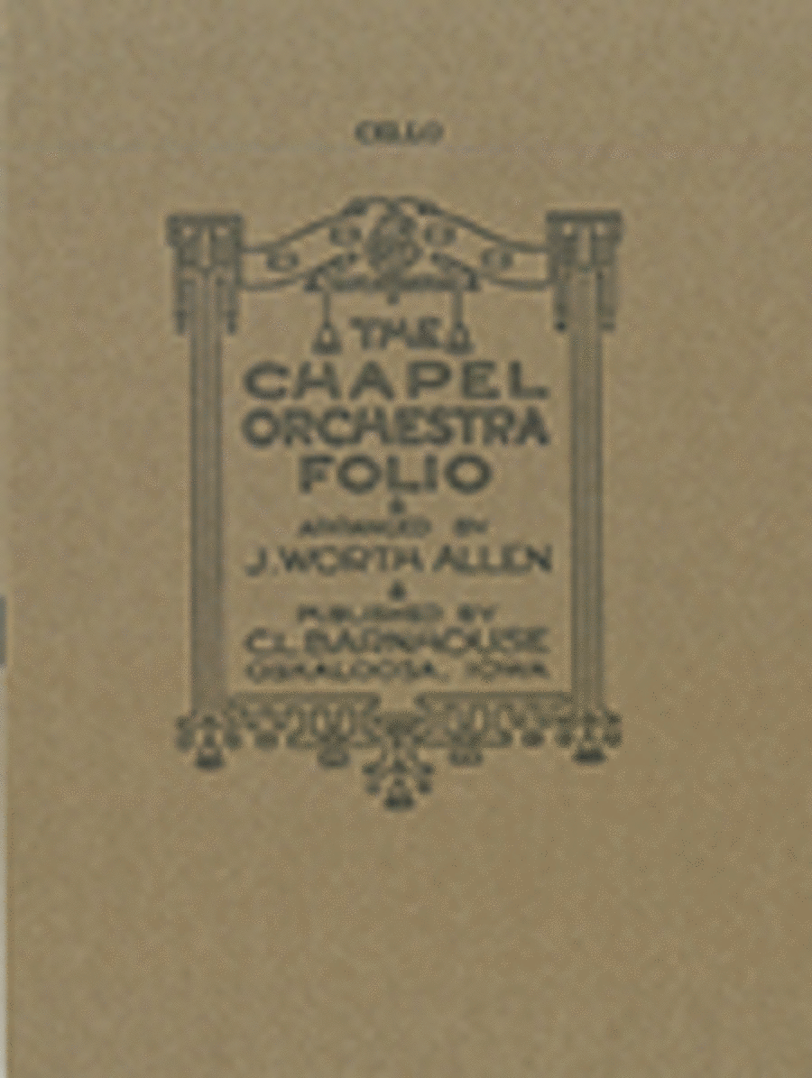 Chapel Orchestra Folio