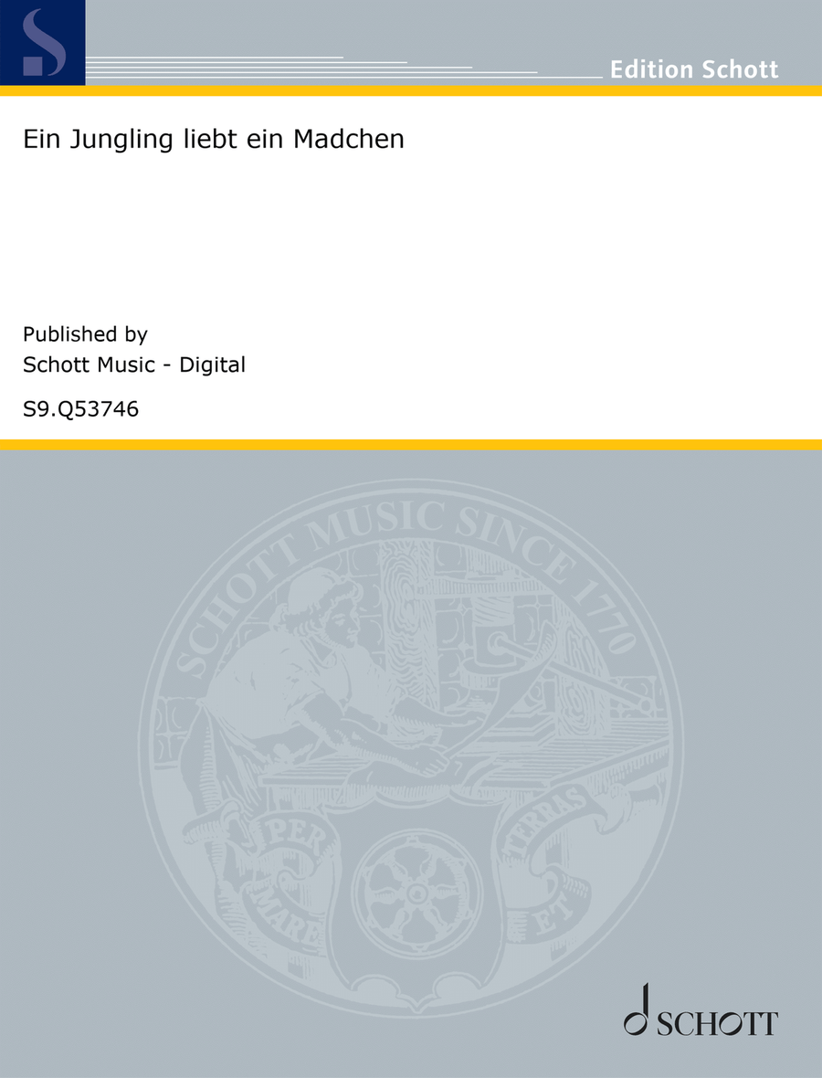 Ein Jüngling liebt ein Mädchen
