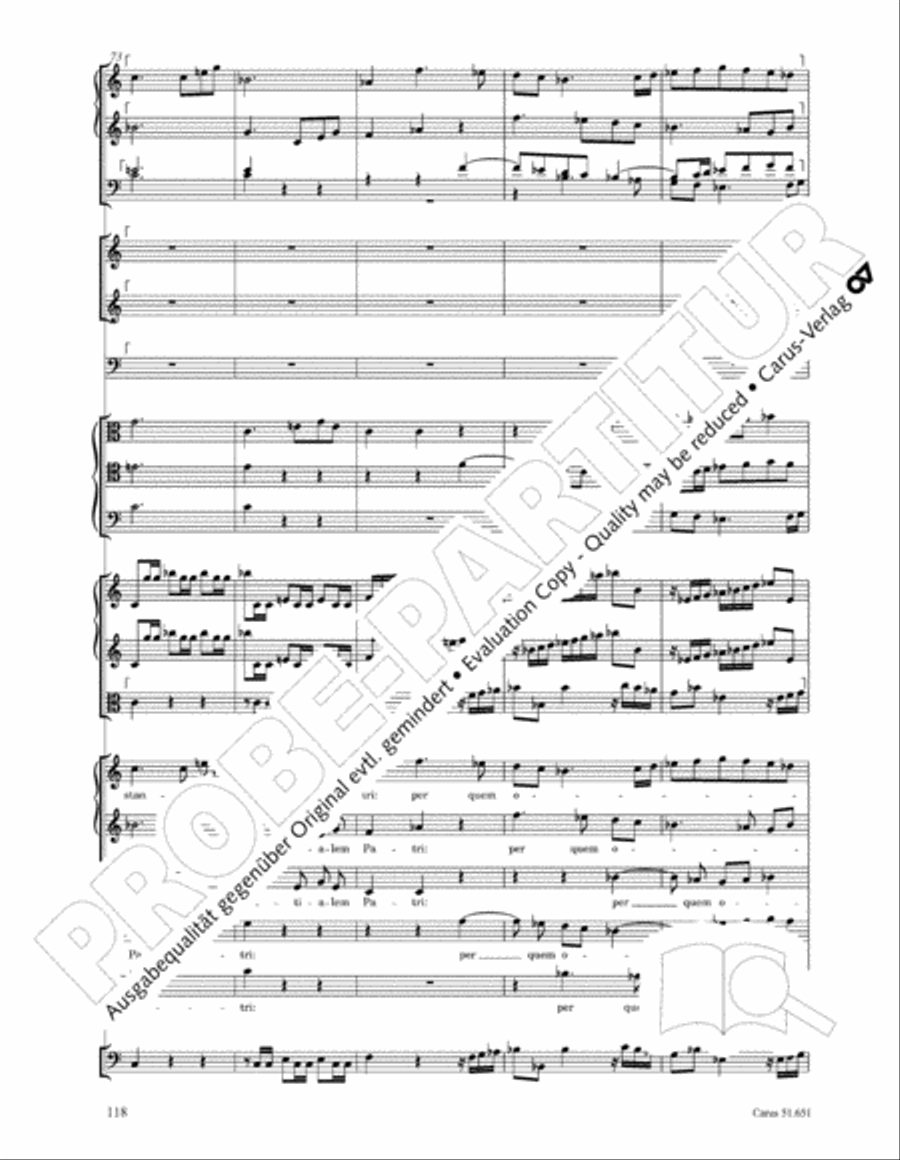 C Minor Mass, K. 427 (Missa in c KV 427) 4-Part scores gallery preview page 134