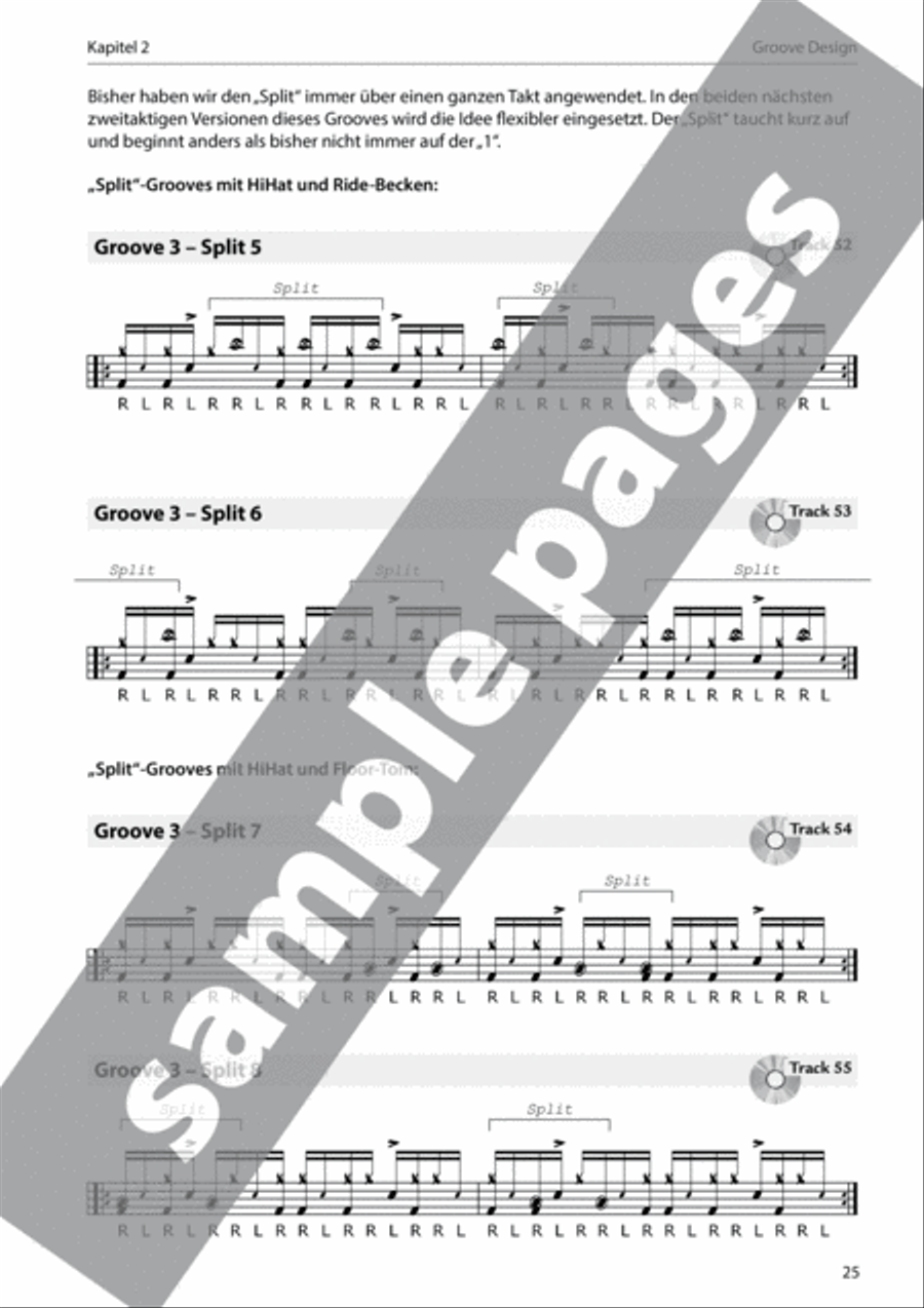 Jost Nickel's Groove Book Drum Set scores gallery preview page 6