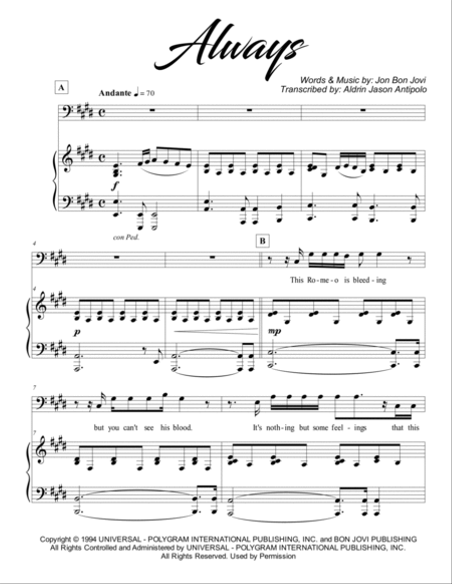 Always Voice scores gallery preview page 2