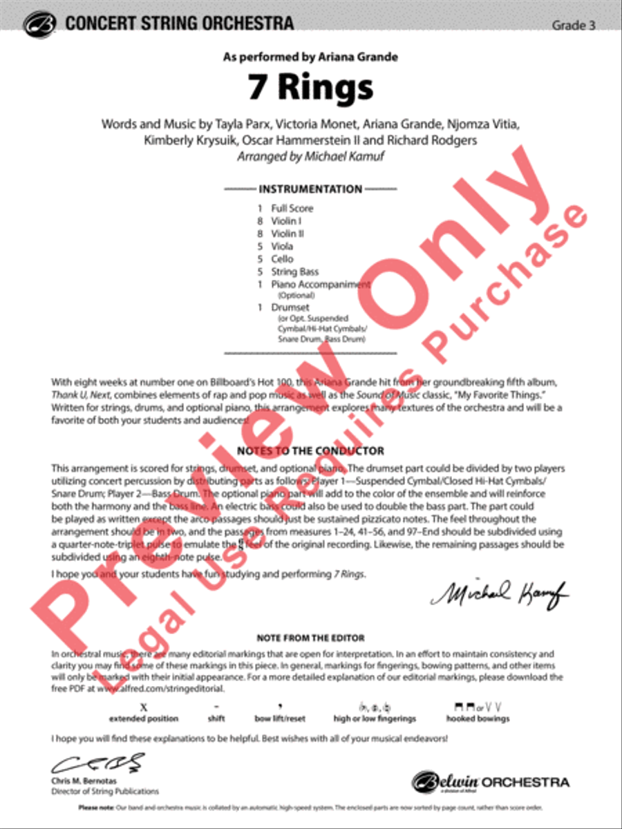 7 Rings 7 Rings String Orchestra scores gallery preview page 2