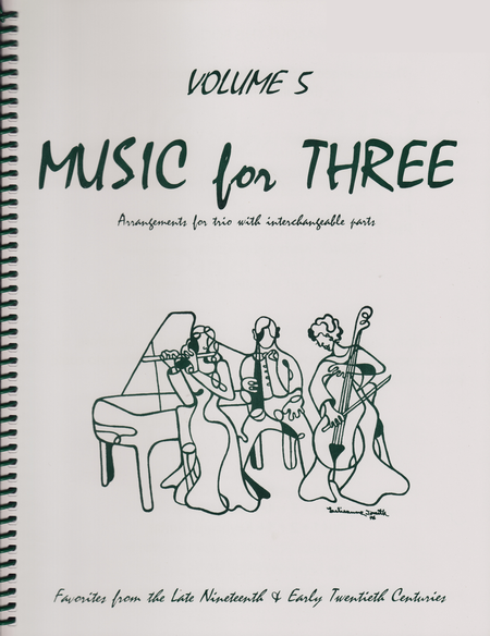 Music for Three, Volume 5 - String Trio (Violin, Viola, Cello - Set of 3 Parts)