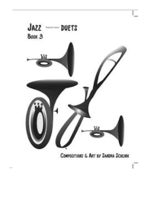 Book cover for Jazz Duets Book 3 French horn