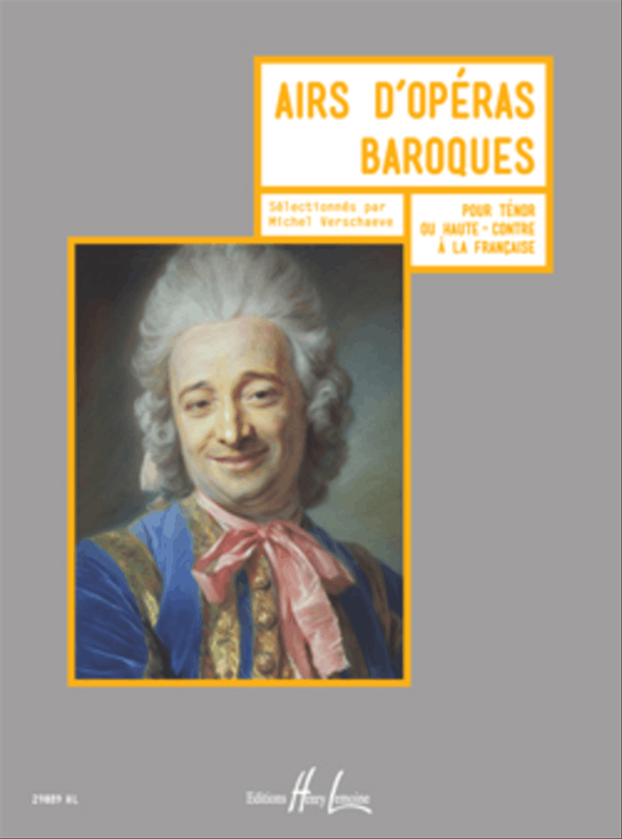 Airs d'operas baroques Airs d'operas baroques Tenor Voice scores gallery preview page 1