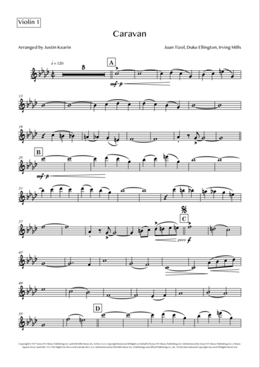 Caravan Caravan String Quartet scores gallery preview page 6