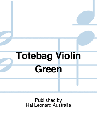 Totebag Violin Green