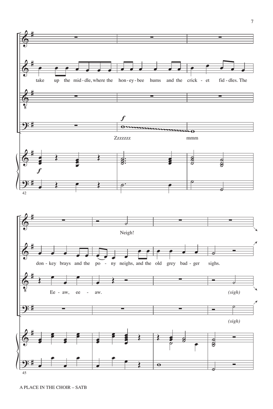 A Place In The Choir 4-Part scores gallery preview page 6