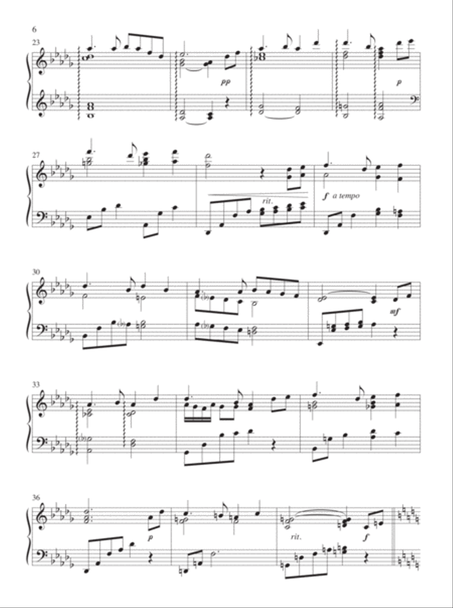 The Cross of Christ Piano Solo scores gallery preview page 4