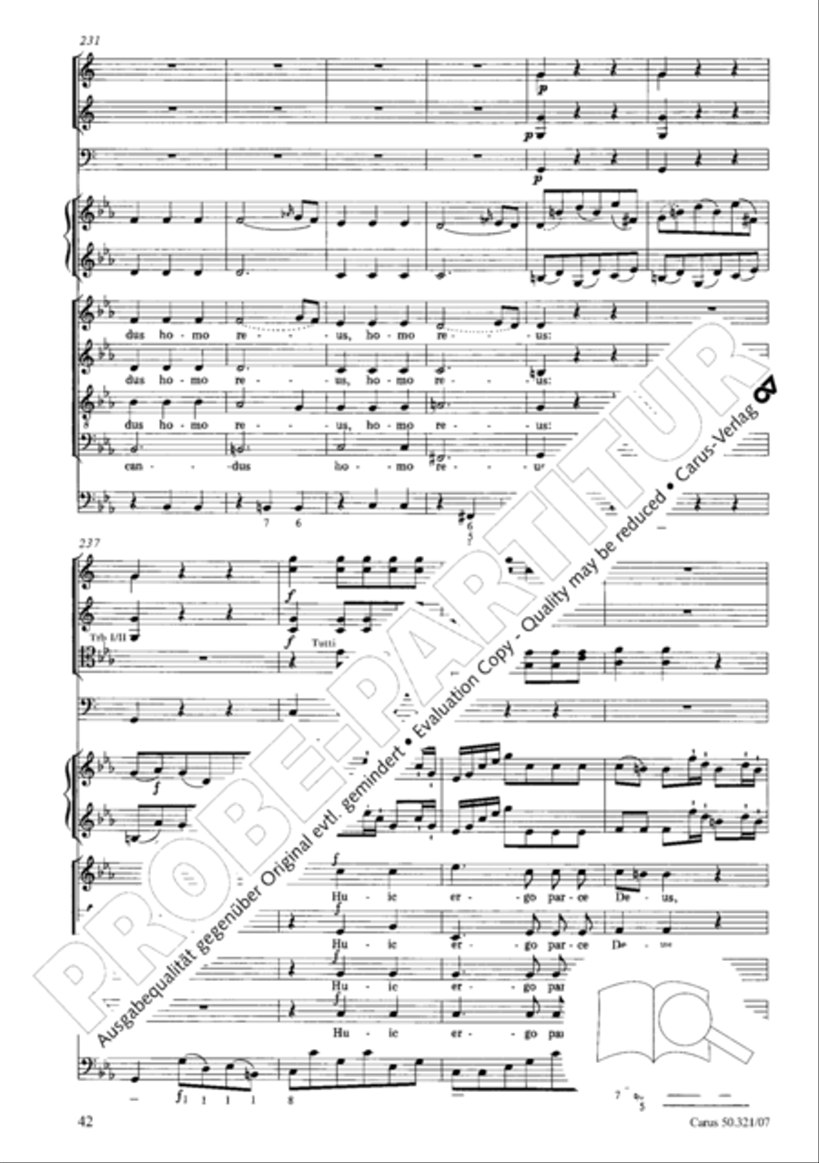 Requiem in C minor Requiem in C minor 4-Part scores gallery preview page 49