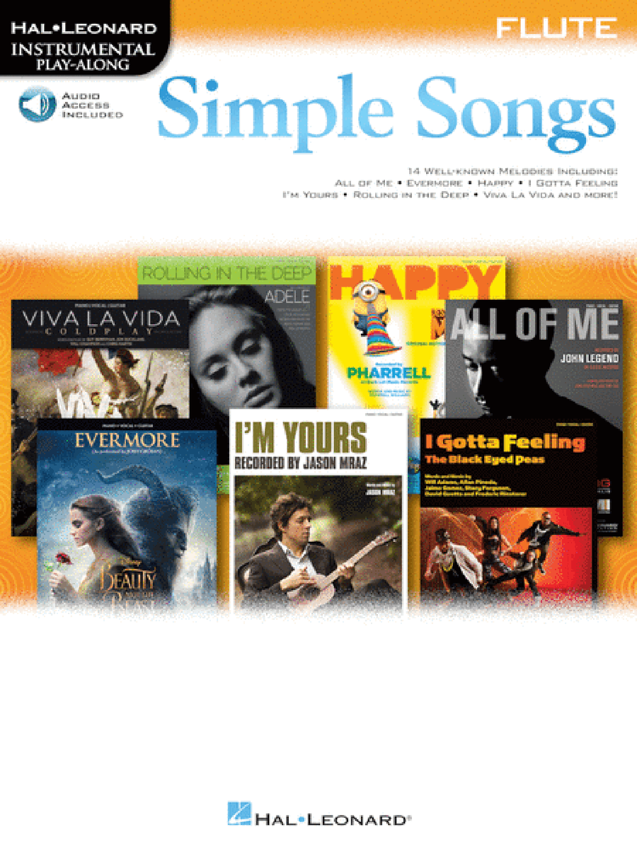 Simple Songs Flute Solo scores gallery preview page 1
