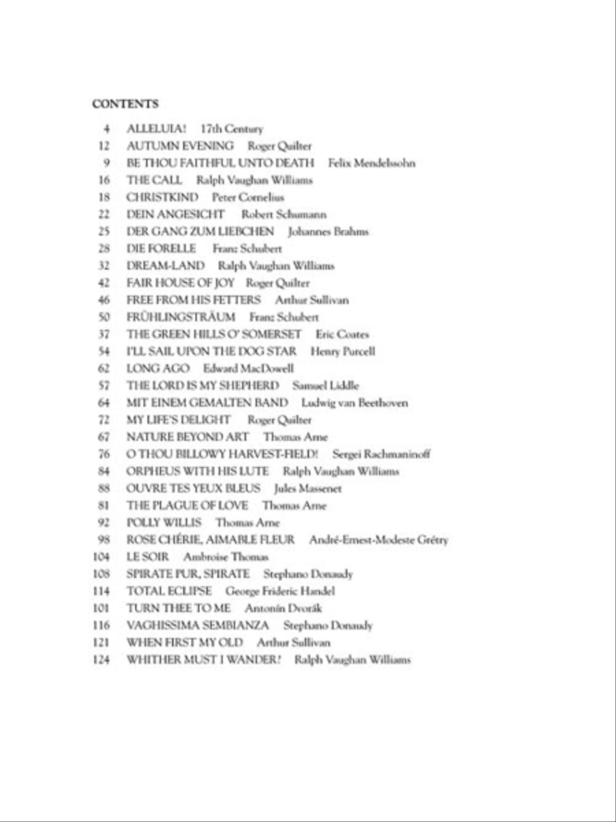 The Second Book of Tenor Solos Tenor Voice scores gallery preview page 3