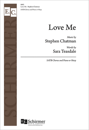 Book cover for Love Me (Choral Score)