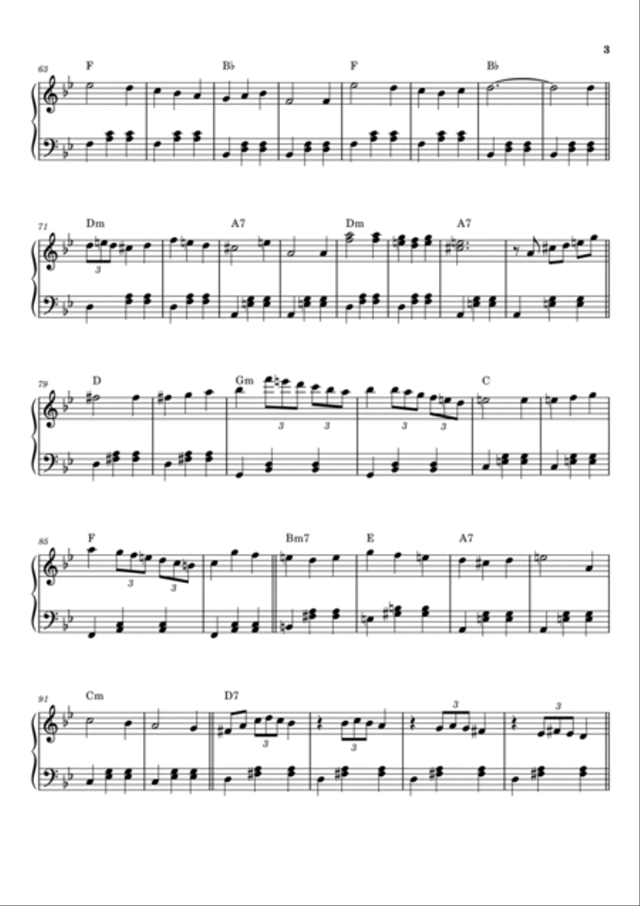 Howl's Moving Castle Easy Piano scores gallery preview page 3