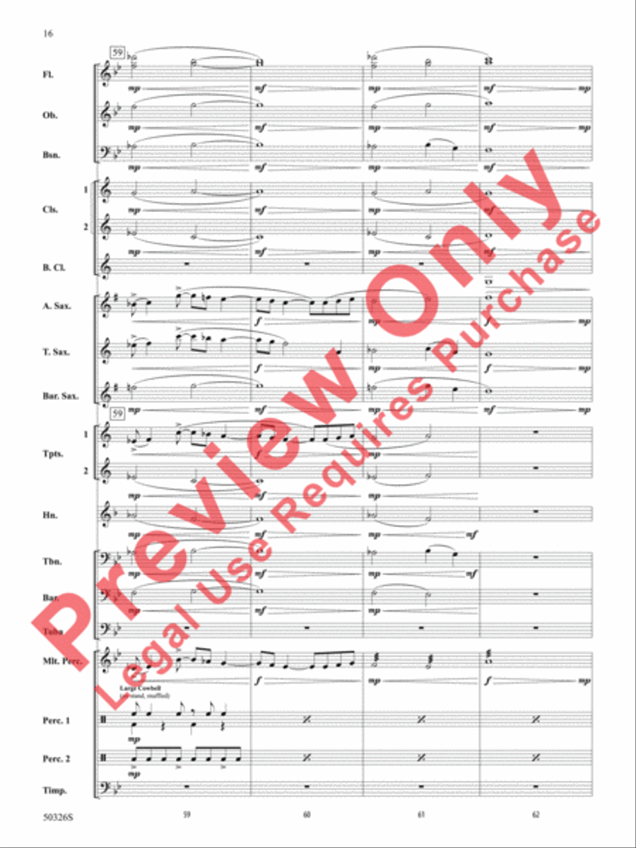 Intenso Concert Band scores gallery preview page 17