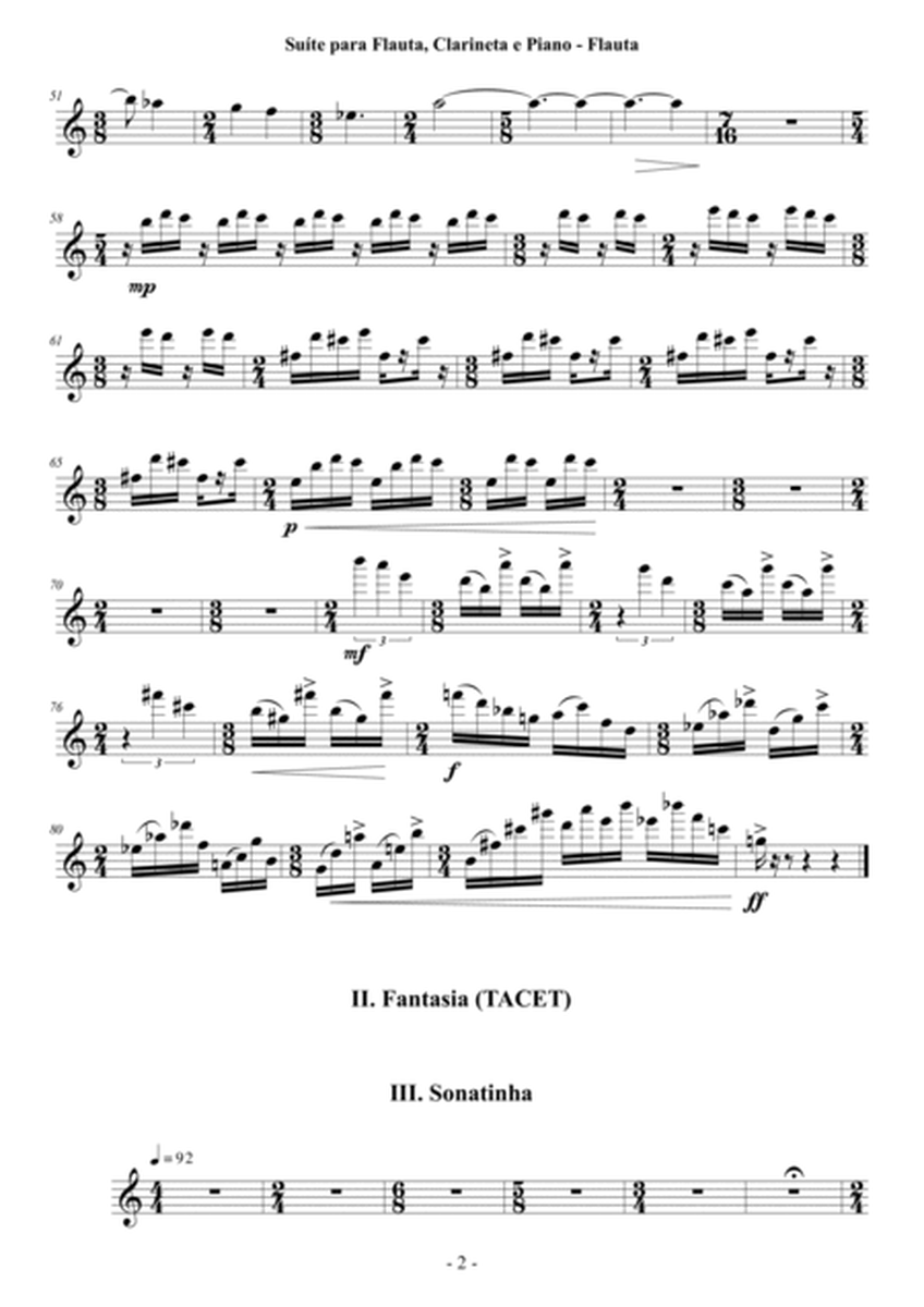 Suite for Flute, Clarinet and Piano