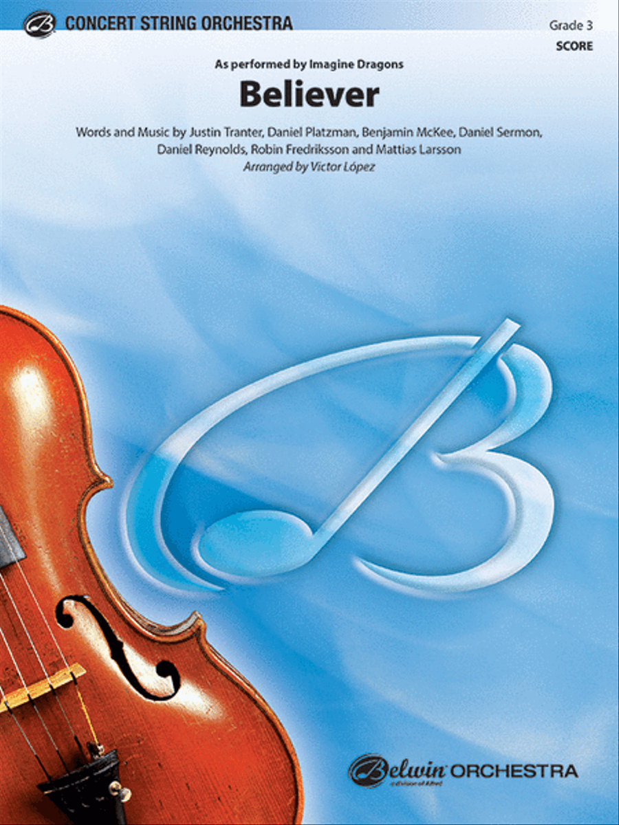 Believer Believer String Orchestra scores gallery preview page 1