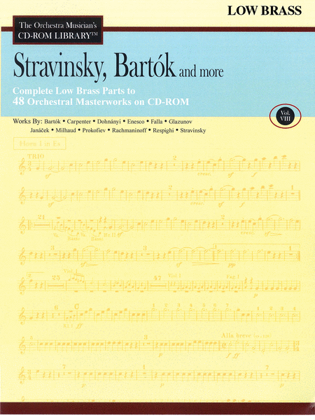 Stravinsky, Bartok, and More - Volume VIII (Low Brass)