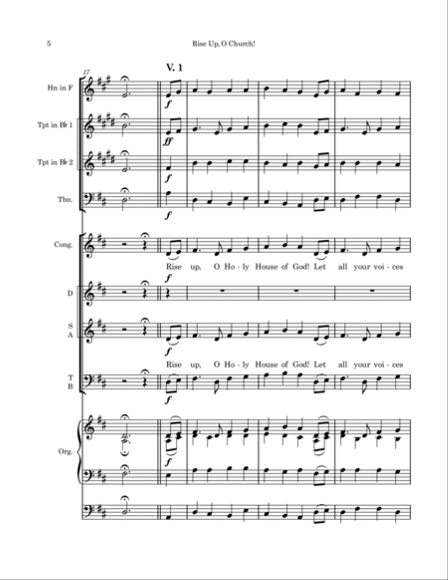 Rise Up, O Church! Sacred scores gallery preview page 6