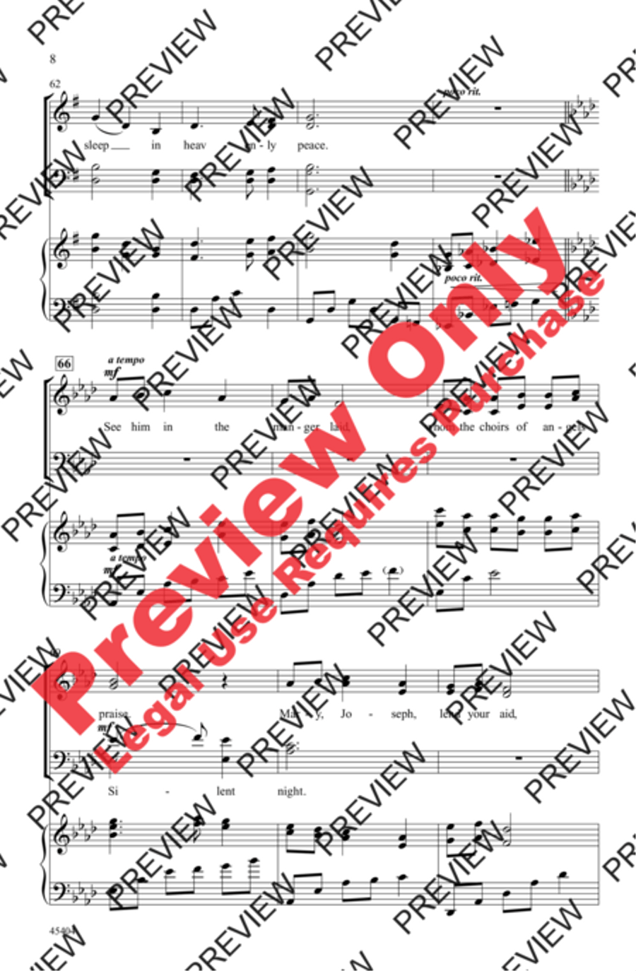 A Night of Angels A Night of Angels 4-Part scores gallery preview page 8