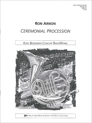 Book cover for Ceremonial Procession - Score
