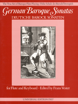 Book cover for German Baroque Sonatas, Flute/