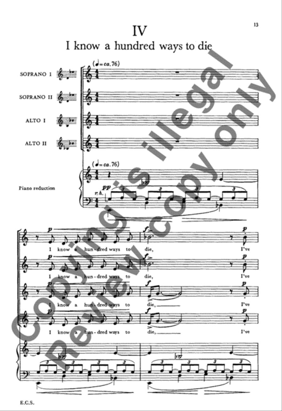 From A Very Little Sphinx SSAA scores gallery preview page 20