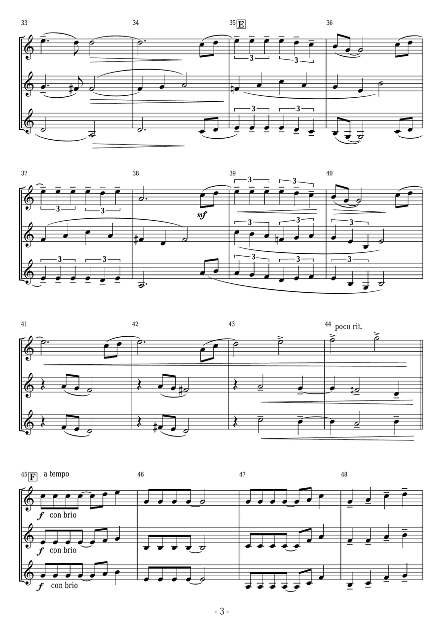 Part Of Your World Woodwind Trio scores gallery preview page 3