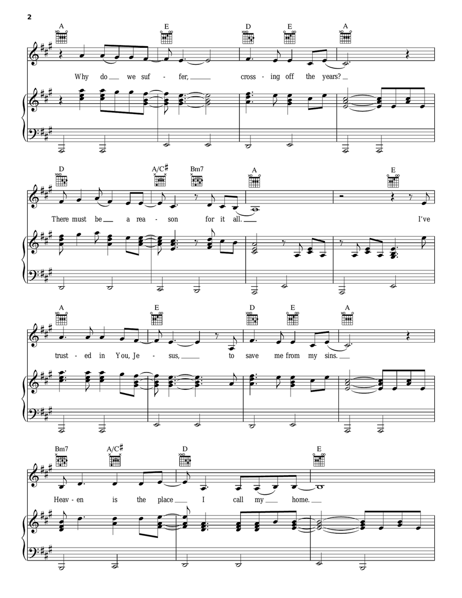 There Is A Reason Acoustic Guitar scores gallery preview page 2
