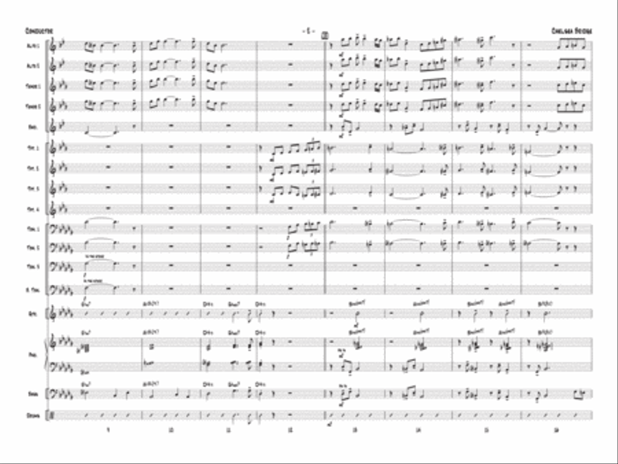 Chelsea Bridge Chelsea Bridge Jazz Ensemble scores gallery preview page 3