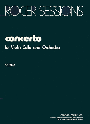 Book cover for Concerto For Violin, Cello And Orchestra