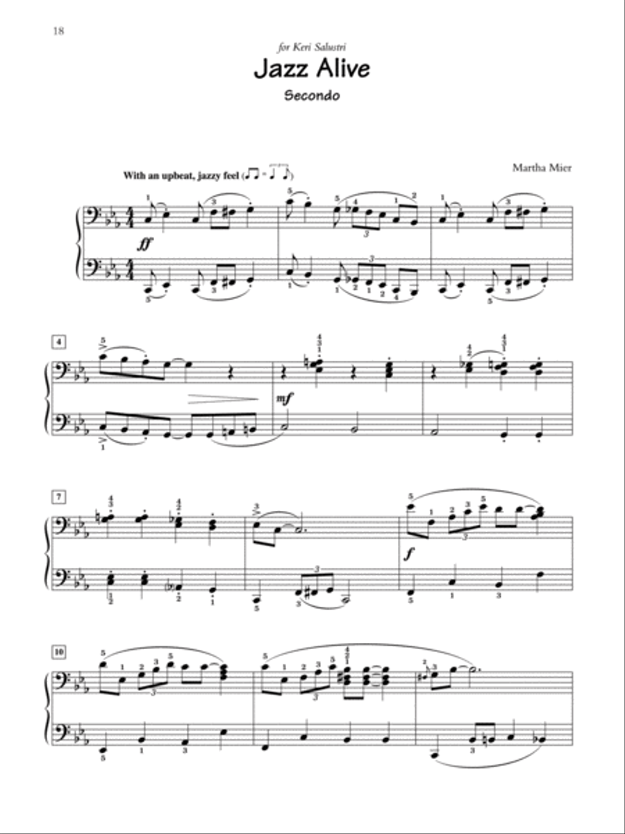 Jazz, Rags & Blues for Two, Book 4 Small Ensemble scores gallery preview page 3