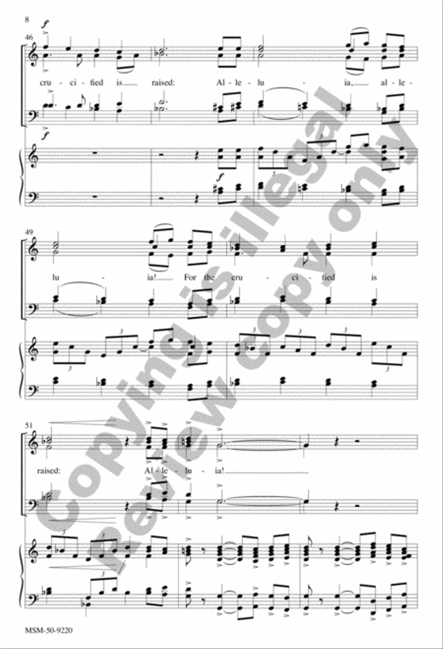 Angels Visit When We Sing 4-Part scores gallery preview page 8