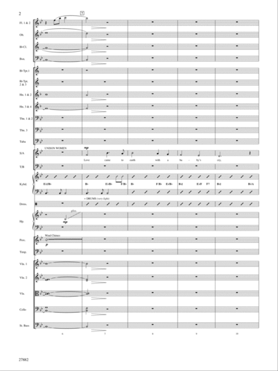 We Beheld His Glory Choir scores gallery preview page 3