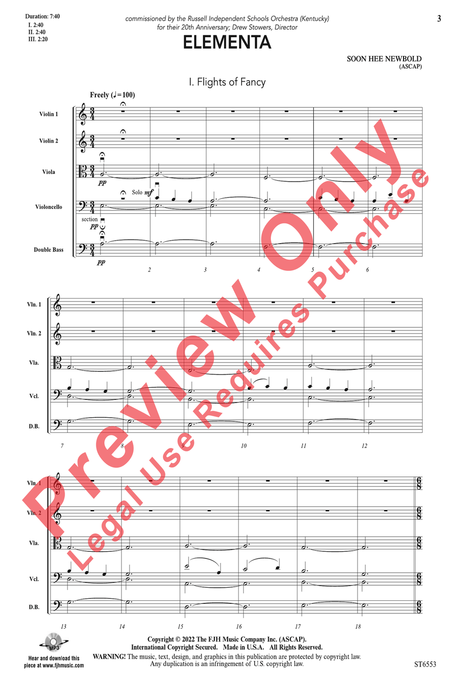 Elementa String Orchestra scores gallery preview page 3