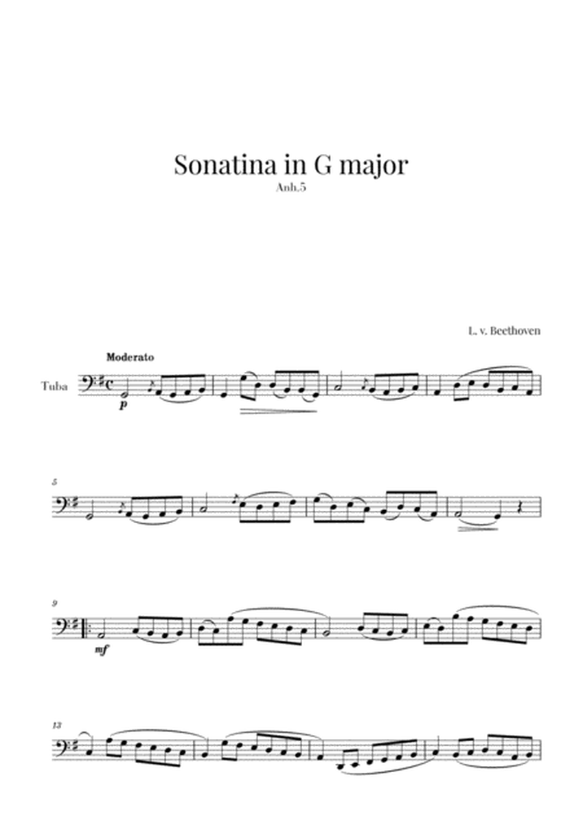 Beethoven - Sonatina in G Major (for Tuba) image number null