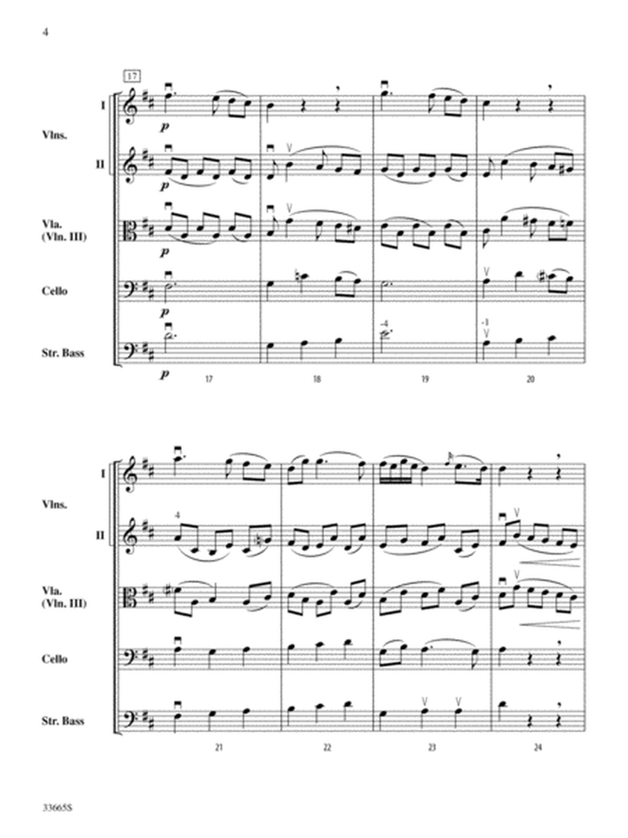 Adagio (from Clarinet Concerto in A Major, K. 622): Score