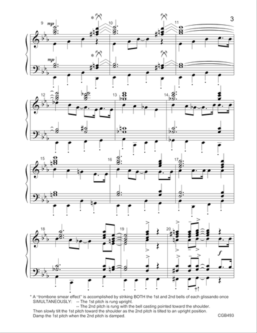 Rock Around the Clock Handbell Choir scores gallery preview page 3