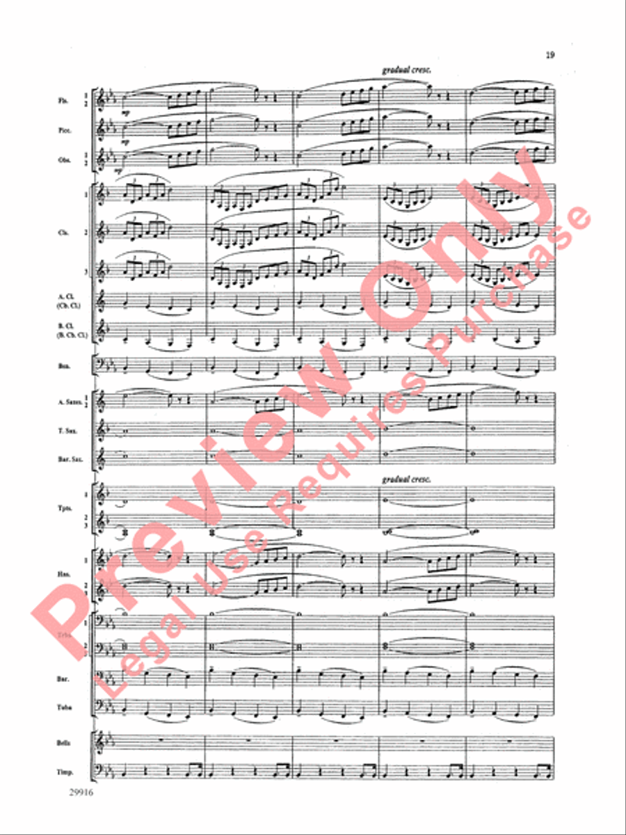 Prologue Prayer and Dream Pantomime (from the opera Hansel and Gretel) Concert Band scores gallery preview page 20