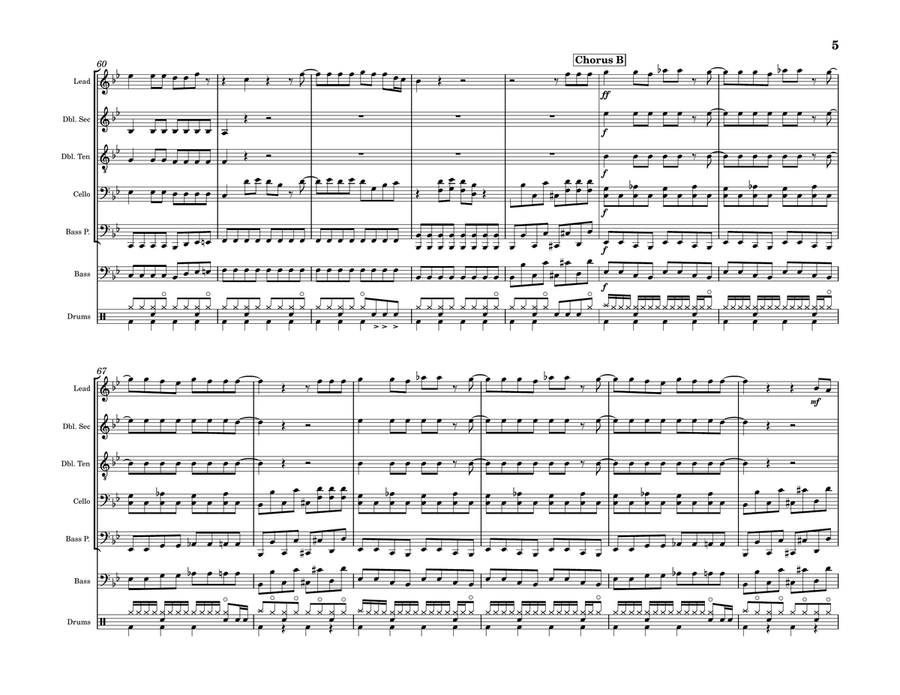 Does Your Mother Know Steel Drum Band scores gallery preview page 5