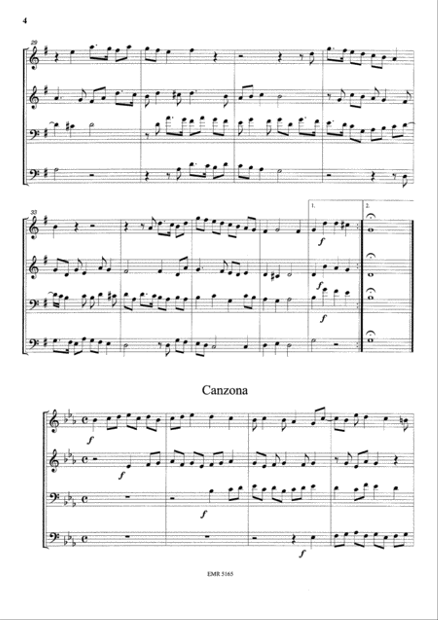 A Merulo Selection A Merulo Selection Brass Ensemble scores gallery preview page 5