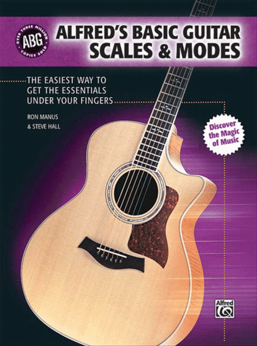 Alfred's Basic Guitar Scales & Modes Easy Guitar scores gallery preview page 1