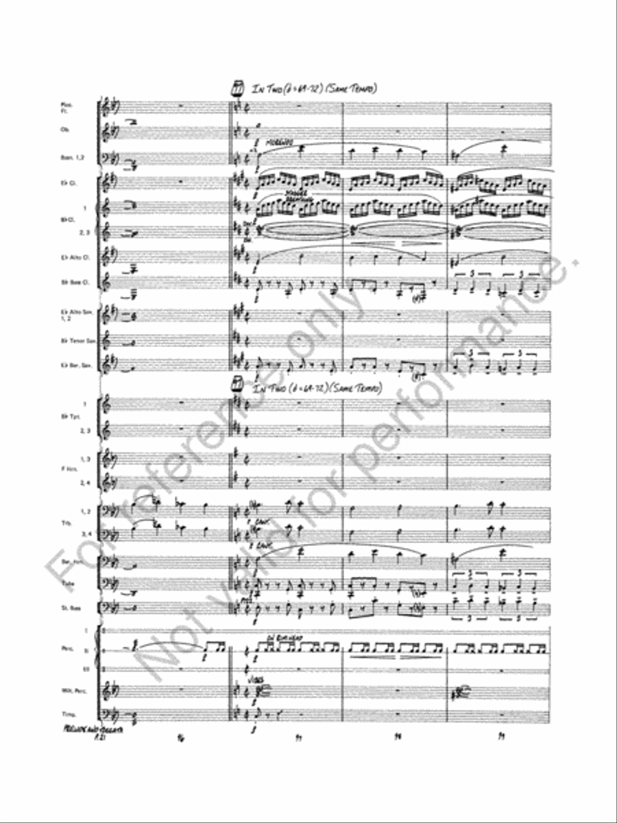Prelude And Toccata Concert Band scores gallery preview page 22